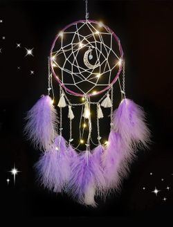 Nice Dream Purple Dream Catchers, Room Nursery Decor for Girls Boys Handmade
