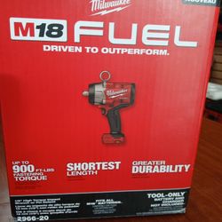 Milwaukee New 1/2" High Torque Impact Wrench 18M Fuel