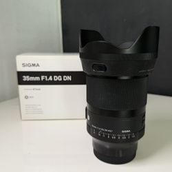 Sigma 35mm 1.4 DG DN for Sony E-Mount a7iii a7ii A7IV A7V 