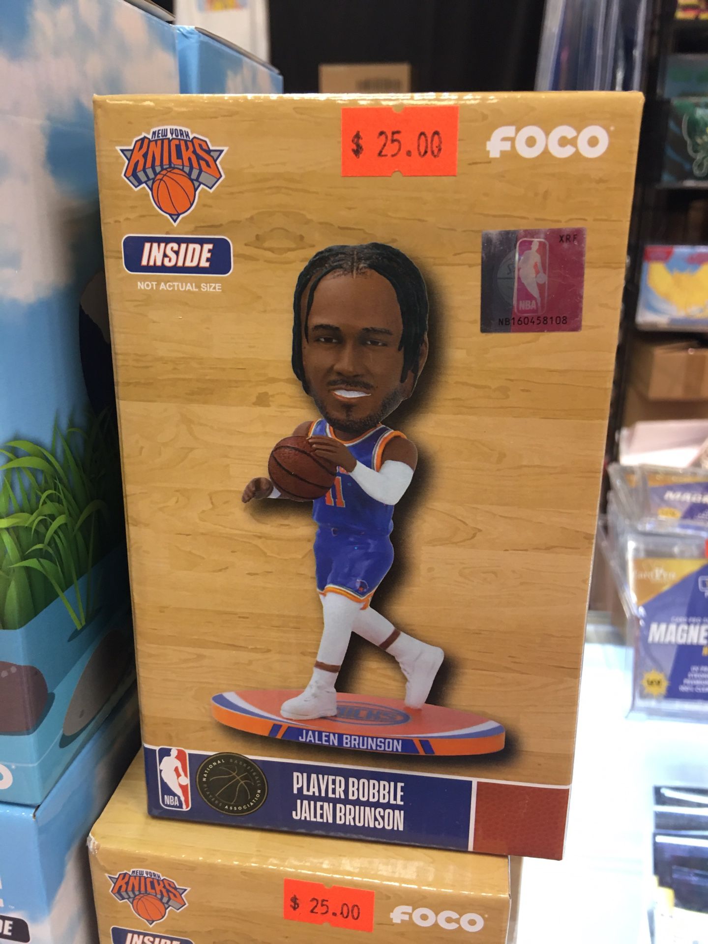 Jalen Brunson New York Knicks Mimi Bobblehead By Foco