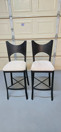Counter Height 30" Bar Chair Set of 2.