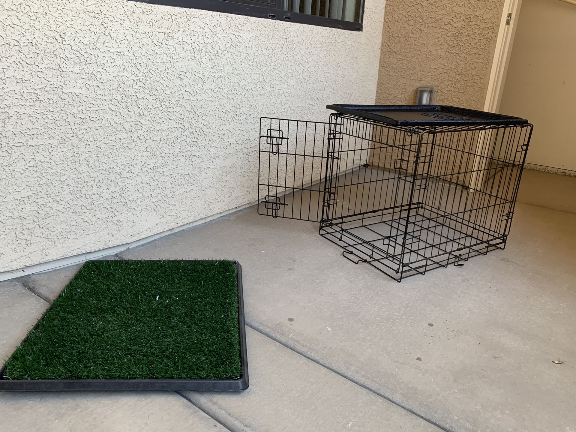 Pet Crate & Artificial Grass PAD