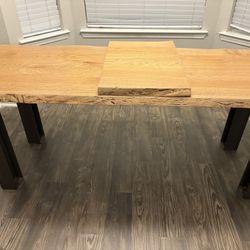 Real Carved White Oak Edge 6ft Table 