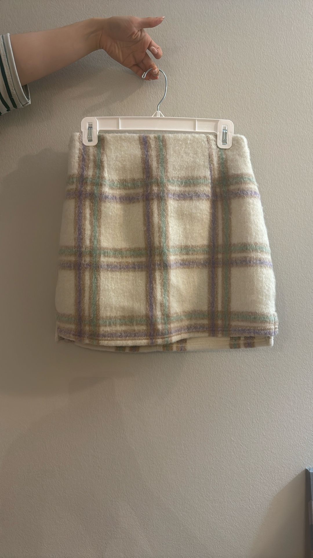 Plaid Winter Mini Skirt (from Korea)