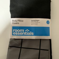 Room Essentials Body Pillow Cover 2 Pack