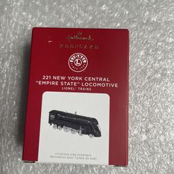 Hallmark Keepsake 2021 Lionel 221 New York Central Empire State Locomotive