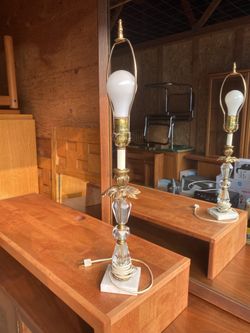 Vintage Hollywood Regency Table Lamp