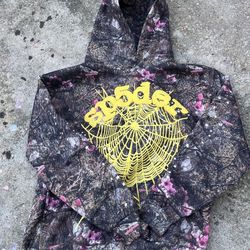 Sp5der RealTree Web Hoodie Size Small