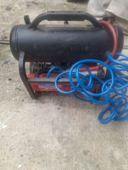 Milwaukee compressor mobile.batteru operated need new battery