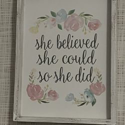 Baby Girl Room Decor $20