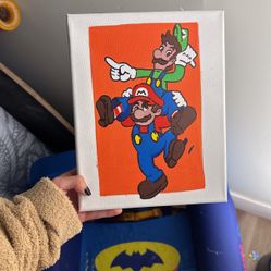 Mario And Luigi Painting