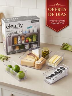 ✨ LIMITED TIME DEAL: 6-Piece Clear Organizer Set