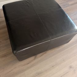 Large Dark Brown Ottoman / Coffee Table