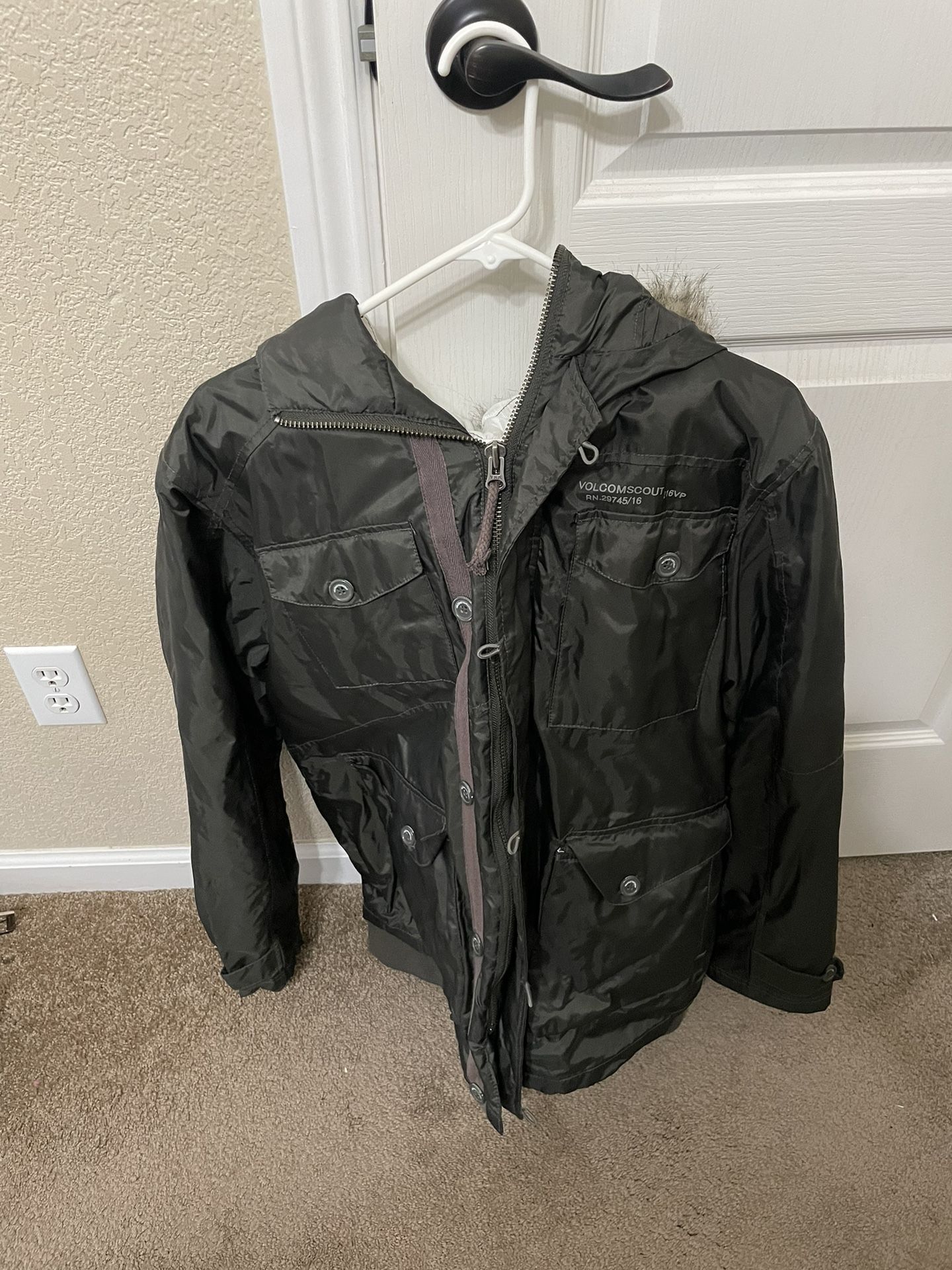 Volcom Parka Full Zip Vintage Size M