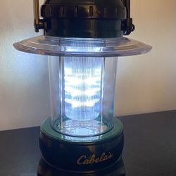 Cabela’s Battery Operated LED Camping Lantern. 