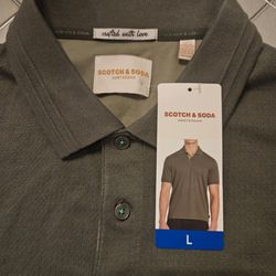 Scotch & Soda Men's Polo Shirt Large