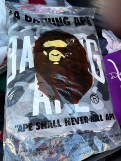 BAPE GreyCamo Hoodie  Size Large