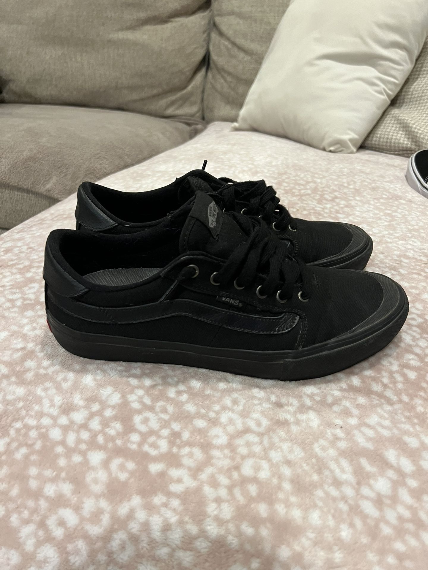 Black on Black VANS size 10.5