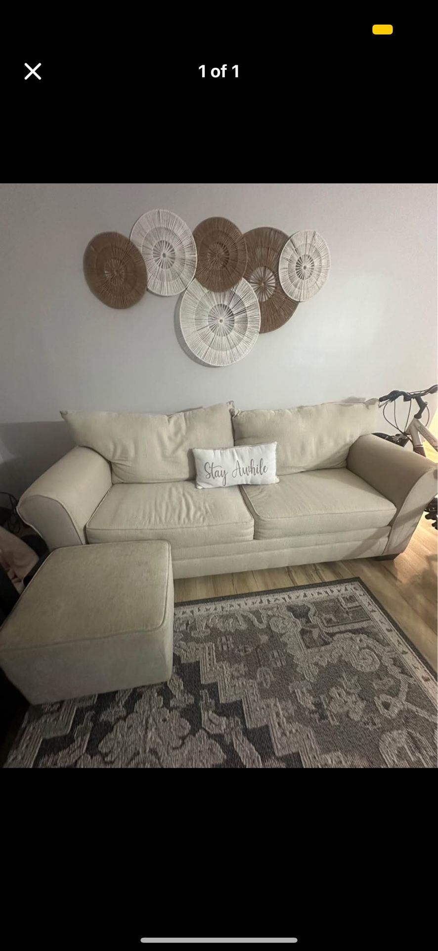 Sleeper Sofa And Ottoman