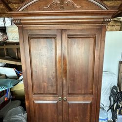 Ethan Allen British Classics Armoire Maple