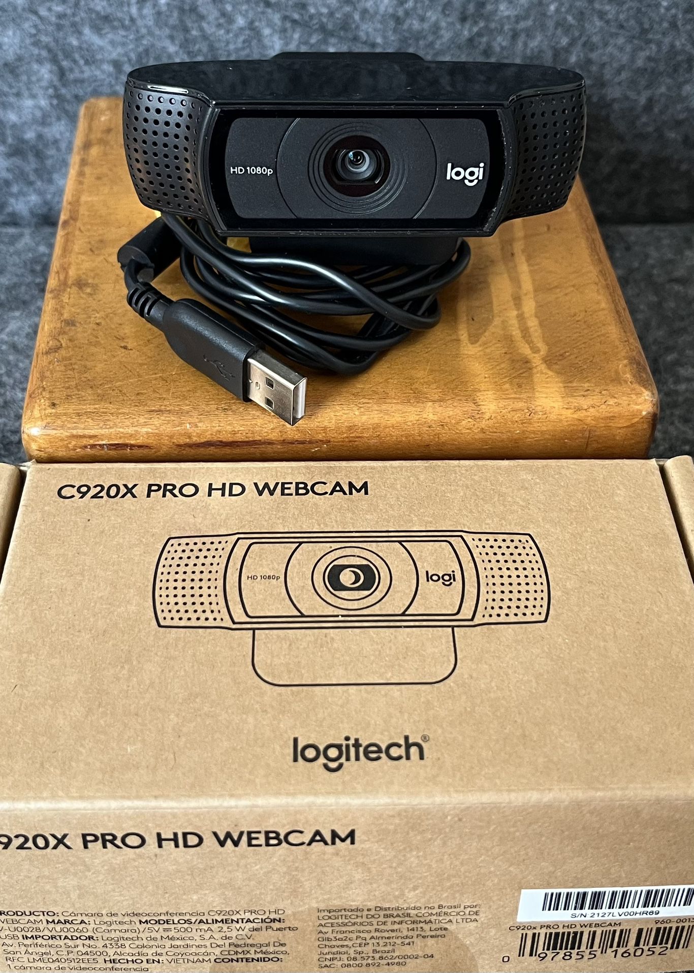 Logitech Logi C920 V-U0060 1080p HD Webcam 