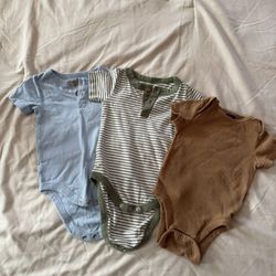 3/6m Baby Boy Bodysuits Bundle 