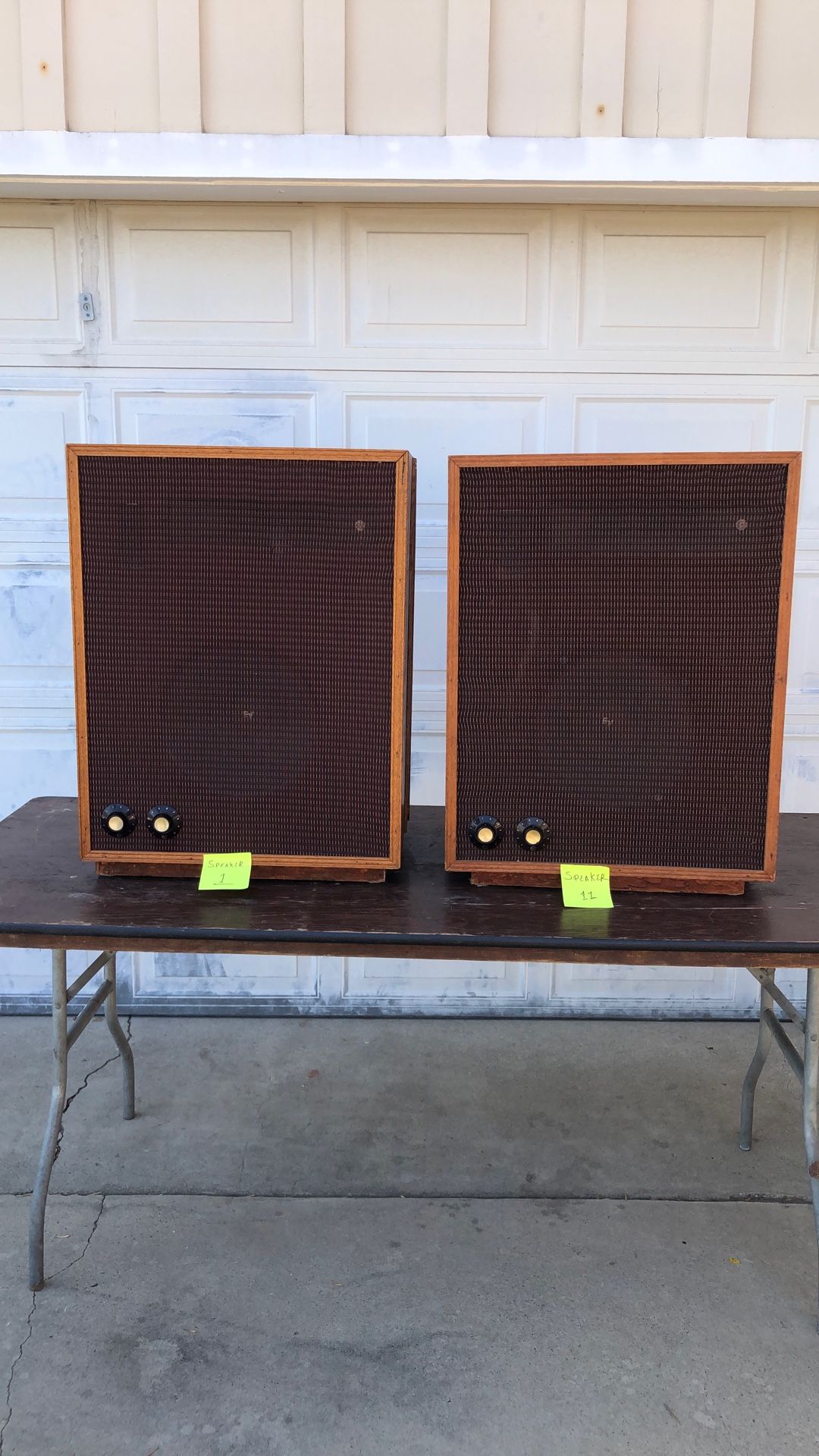 Vintage Electro Voice Speakers