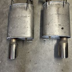 2011 Ford Mustang Shelby GT500 muffler exhaust tips 