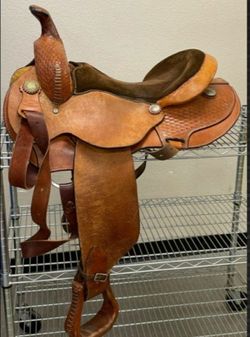 Custom saddle. 18" adult size