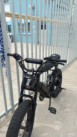 Custom Black Fat Tire Electric Bike