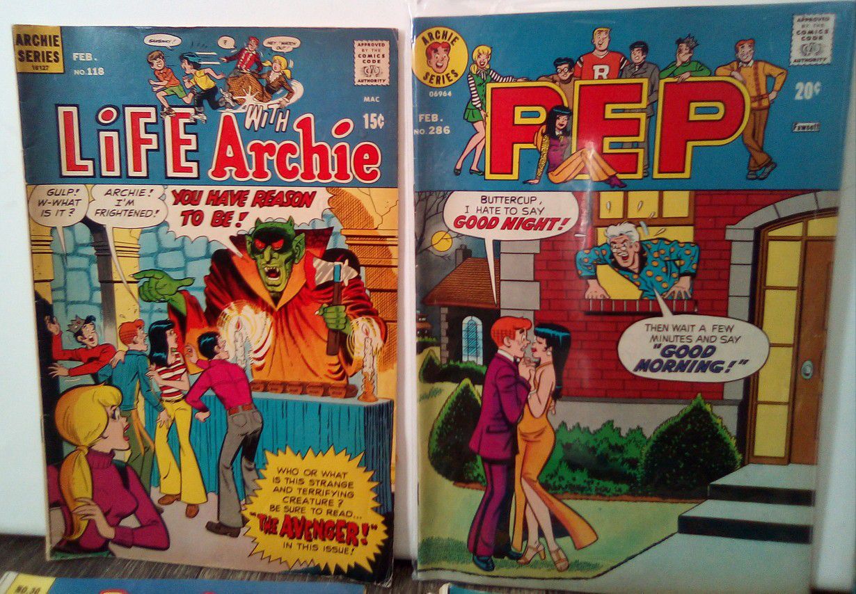 Vintage 1970s Archie comics mixed