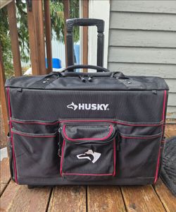 Husky 22 in. Pro Grade Rolling Tool Tote Bag