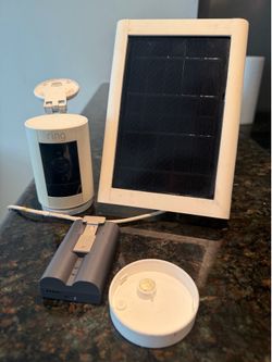Ring stick up camera solar