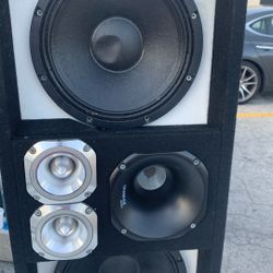 Top Mad Range 3 Tweeter And Two 12 Mad Range Speakers 