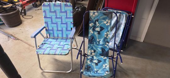 Folding Lawn Chairs Set of 2