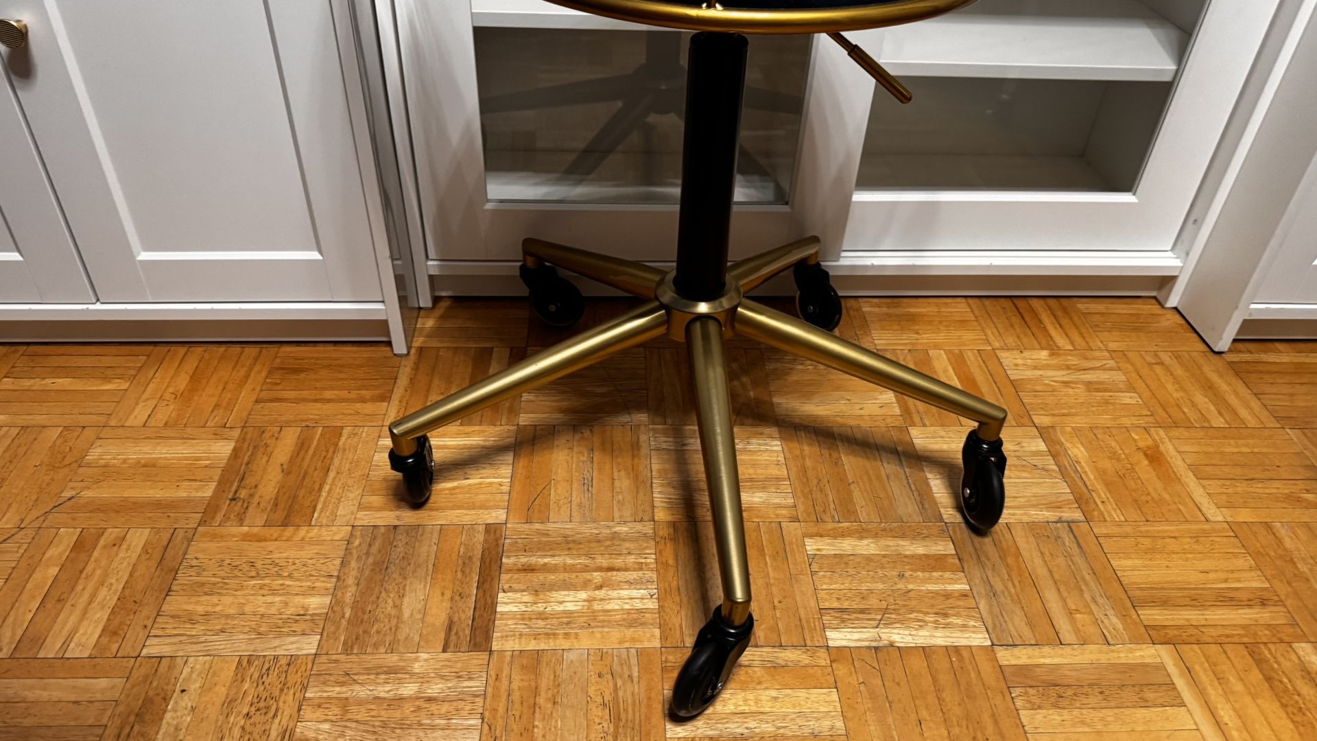 Chair With Rollerblade Wheels