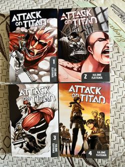Attack On Titan Mangas 1-4