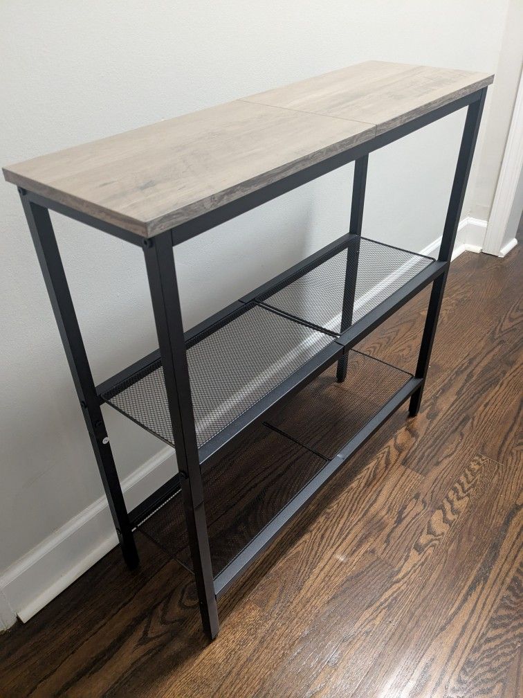 Console Table Greige Color. Greyish Brown. 
