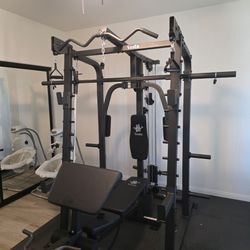Smith Machine 2001 | Multi-Use Adj Bench | Gym Equipment | Fitness | Squat Rack | Excercise |🔴WEIGHTS AND BARBELL SOLD SEPARATELY 🔴 FREE DELIVERY 🚚