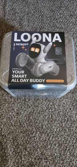 Brand New Loona AI Robot Pet with Charging Dock + Games Prop Kit