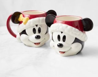 William Sonoma Mickey Minnie Mugs