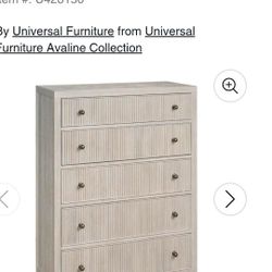 Universal Furniture Carmen Chest White Oak