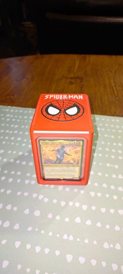 3D Printed Spider-Man Locking Commander Deck Box