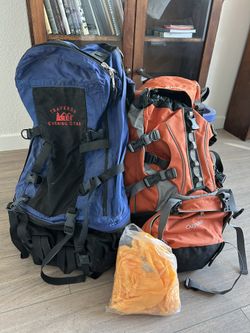 Hi Tec Odyssey 50 & REI Traverse Evening Star 75 Backpack