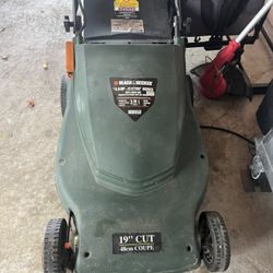 Black+Decker 19” Corded Electric Mower 