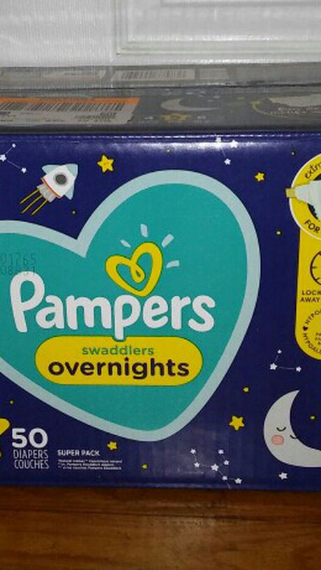 Pampers swaddlers overnights #5