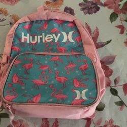 Hurley Backpack With Lunch Box