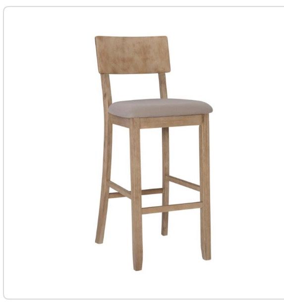 🪑✨ BAR STOOL LINON HOME DECOR – COMO NUEVO ✨🪑