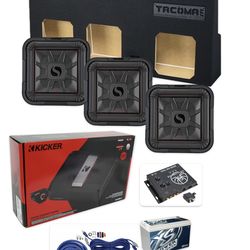 New full bass package kicker audio toyota tacoma 2005-2023