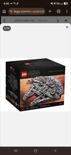 Millennium falcon #75192 collector set